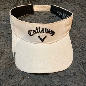 Callaway Golf White Sun Visor Cap Hat